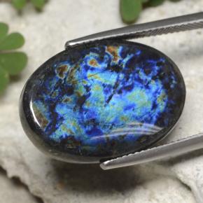 9,17 ctw natürlicher Mehrfarbig Spektrolith, Oval Schliff, Lichtundurchlässig