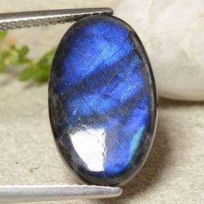 9,17 ctw natürlicher Mehrfarbig Spektrolith, Oval Schliff, Lichtundurchlässig