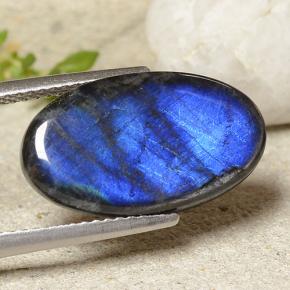 9,17 ctw natürlicher Mehrfarbig Spektrolith, Oval Schliff, Lichtundurchlässig