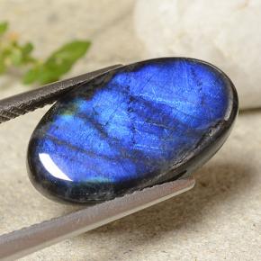 9,17 ctw natürlicher Mehrfarbig Spektrolith, Oval Schliff, Lichtundurchlässig