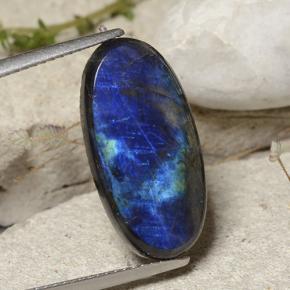 9,17 ctw natürlicher Mehrfarbig Spektrolith, Oval Schliff, Lichtundurchlässig