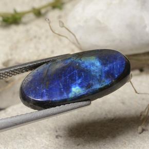 9,17 ctw natürlicher Mehrfarbig Spektrolith, Oval Schliff, Lichtundurchlässig