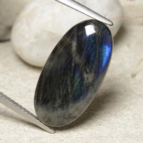 9,17 ctw natürlicher Mehrfarbig Spektrolith, Oval Schliff, Lichtundurchlässig