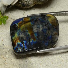 9,17 ctw natürlicher Mehrfarbig Spektrolith, Ausgefallene Form, Lichtundurchlässig