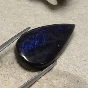 9,17 ctw natürlicher Mehrfarbig Spektrolith, Birnenform, Lichtundurchlässig