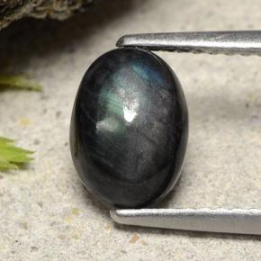 9,17 ctw natürlicher Mehrfarbig Spektrolith, Oval Schliff, Lichtundurchlässig