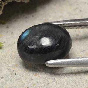 9,17 ctw natürlicher Mehrfarbig Spektrolith, Oval Schliff, Lichtundurchlässig