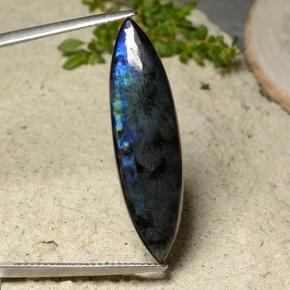 9,17 ctw natürlicher Mehrfarbig Spektrolith, Marquise, Lichtundurchlässig