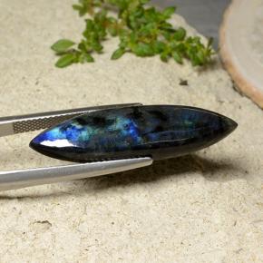 9,17 ctw natürlicher Mehrfarbig Spektrolith, Marquise, Lichtundurchlässig