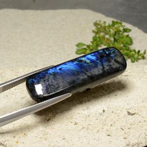 9,17 ctw natürlicher Mehrfarbig Spektrolith, Kissenschliff, Lichtundurchlässig