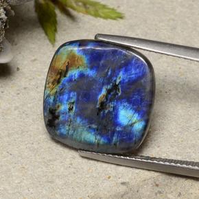 9,17 ctw natürlicher Mehrfarbig Spektrolith, Kissenschliff, Lichtundurchlässig