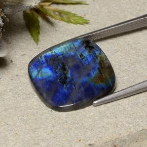 9,17 ctw natürlicher Mehrfarbig Spektrolith, Kissenschliff, Lichtundurchlässig