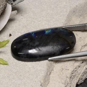 9,17 ctw natürlicher Mehrfarbig Spektrolith, Oval Schliff, Lichtundurchlässig