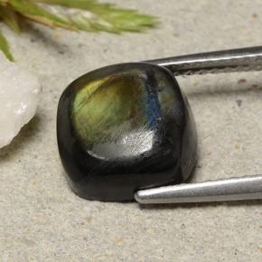 9,17 ctw natürlicher Mehrfarbig Spektrolith, Kissenschliff, Lichtundurchlässig