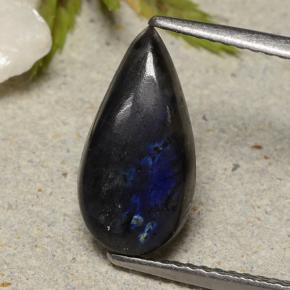 9,17 ctw natürlicher Mehrfarbig Spektrolith, Birnenform, Lichtundurchlässig