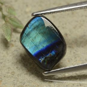 9,17 ctw natürlicher Mehrfarbig Spektrolith, Ausgefallene Form, Lichtundurchlässig