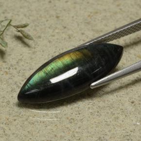 9,17 ctw natürlicher Mehrfarbig Spektrolith, Marquise, Lichtundurchlässig