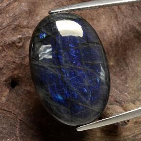 9,17 ctw natürlicher Mehrfarbig Spektrolith, Oval Schliff, Lichtundurchlässig