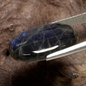 9,17 ctw natürlicher Mehrfarbig Spektrolith, Oval Schliff, Lichtundurchlässig