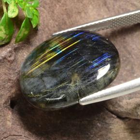 9,17 ctw natürlicher Mehrfarbig Spektrolith, Ausgefallene Form, Lichtundurchlässig