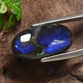 9,17 ctw natürlicher Mehrfarbig Spektrolith, Oval Schliff, Lichtundurchlässig