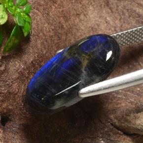 9,17 ctw natürlicher Mehrfarbig Spektrolith, Oval Schliff, Lichtundurchlässig