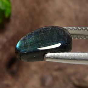 9,17 ctw natürlicher Mehrfarbig Spektrolith, Ausgefallene Form, Lichtundurchlässig