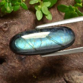 9,17 ctw natürlicher Mehrfarbig Spektrolith, Oval Schliff, Lichtundurchlässig