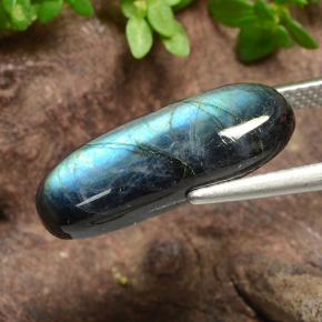 9,17 ctw natürlicher Mehrfarbig Spektrolith, Oval Schliff, Lichtundurchlässig