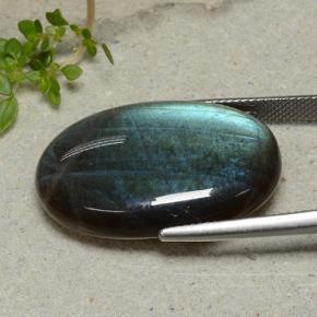 9,17 ctw natürlicher Mehrfarbig Spektrolith, Oval Schliff, Lichtundurchlässig