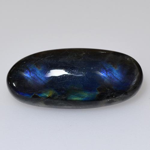 9,17 ctw natürlicher Mehrfarbig Spektrolith, Oval Schliff, Lichtundurchlässig