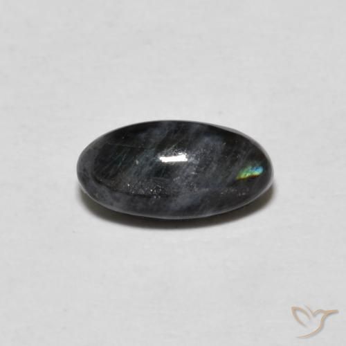 0.71ct Natürlicher Mehrfarbig Spektrolith, Oval, Lichtundurchlässig