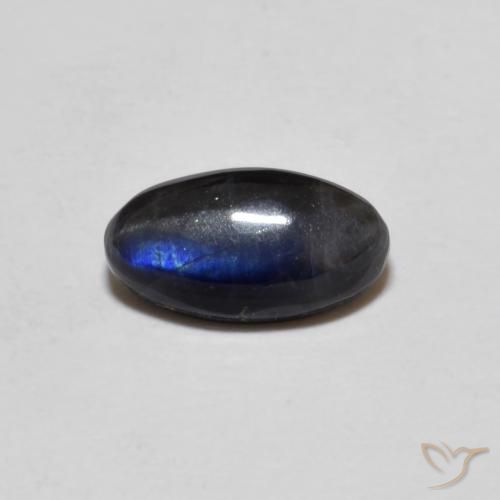 9,17 ctw natürlicher Mehrfarbig Spektrolith, Oval Schliff, Lichtundurchlässig