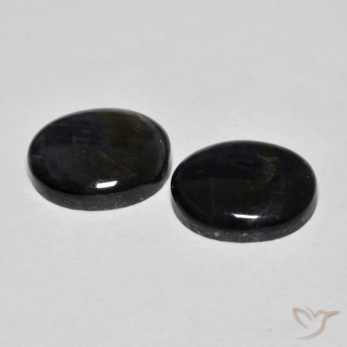 4.19 ct natürliche Mehrfarbig Spektrolith-Edelsteine, Oval, Lichtundurchlässig