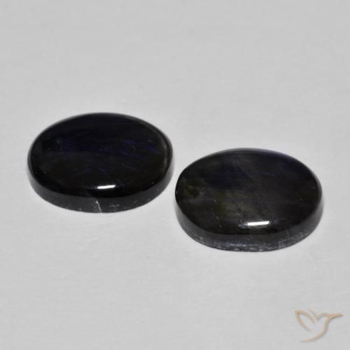 4.22 ct natürliche Mehrfarbig Spektrolith-Edelsteine, Oval, Lichtundurchlässig
