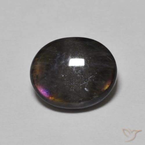 2.27ct Natürlicher Mehrfarbig Spektrolith, Oval, Lichtundurchlässig