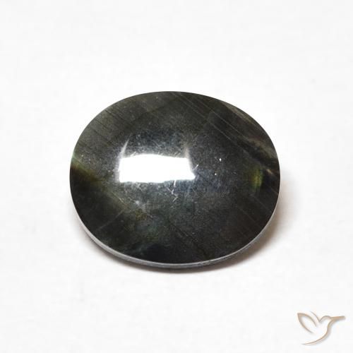1.72ct Natürlicher Mehrfarbig Spektrolith, Oval, Lichtundurchlässig