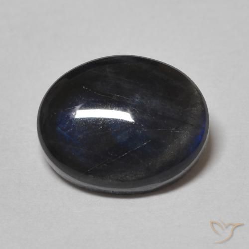 2.09ct Natürlicher Mehrfarbig Spektrolith, Oval, Lichtundurchlässig