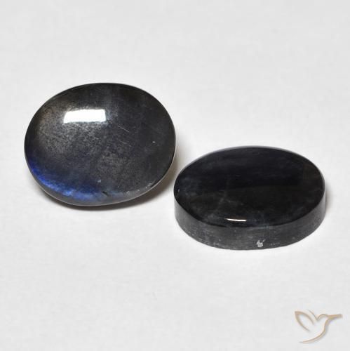 4.48 ct natürliche Mehrfarbig Spektrolith-Edelsteine, Oval, Lichtundurchlässig