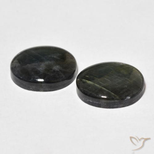4.29 ct natürliche Mehrfarbig Spektrolith-Edelsteine, Oval, Lichtundurchlässig