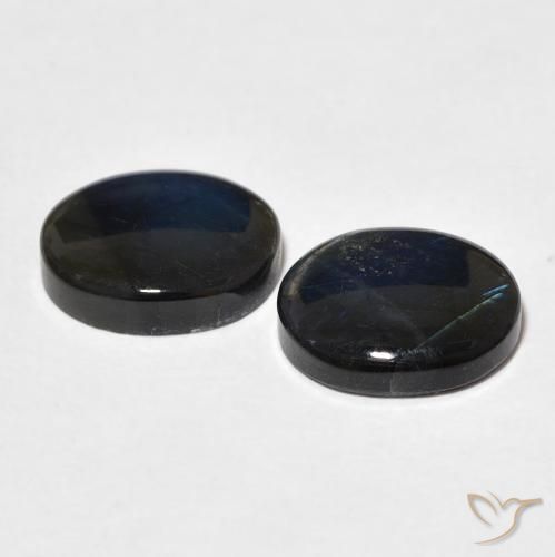 4.58 ct natürliche Mehrfarbig Spektrolith-Edelsteine, Oval, Lichtundurchlässig