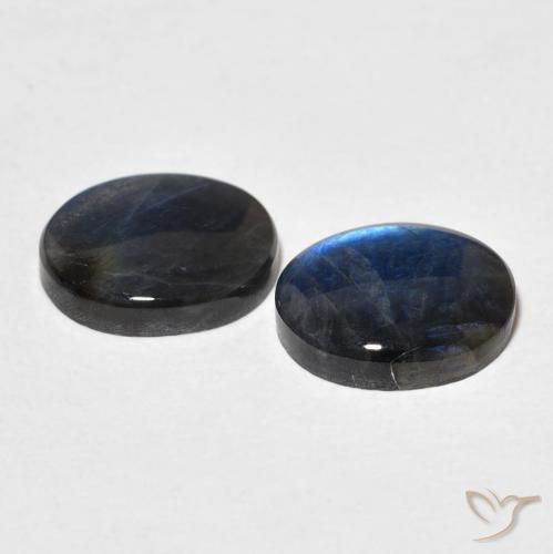 4.19 ct natürliche Mehrfarbig Spektrolith-Edelsteine, Oval, Lichtundurchlässig