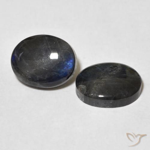 4.40 ct natürliche Mehrfarbig Spektrolith-Edelsteine, Oval, Lichtundurchlässig