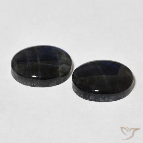 4.39 ct natürliche Mehrfarbig Spektrolith-Edelsteine, Oval, Lichtundurchlässig