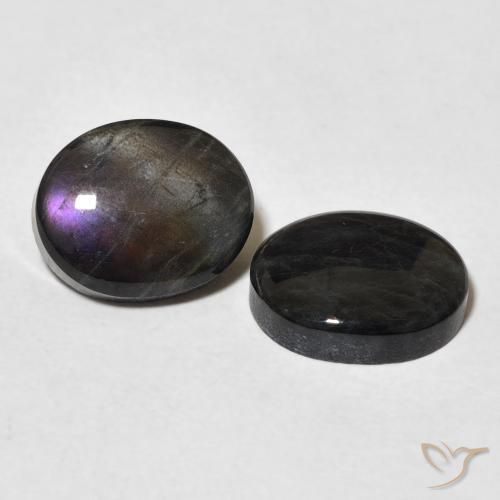 4.55 ct natürliche Mehrfarbig Spektrolith-Edelsteine, Oval, Lichtundurchlässig
