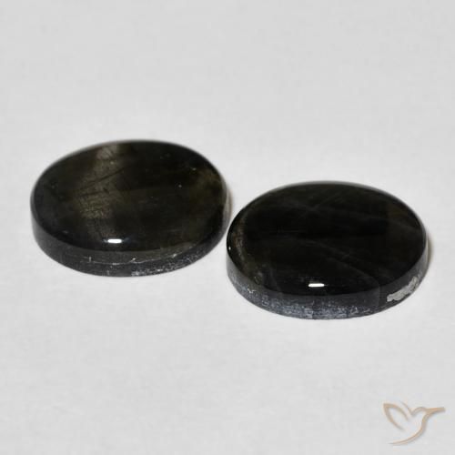 4.33 ct natürliche Mehrfarbig Spektrolith-Edelsteine, Oval, Lichtundurchlässig