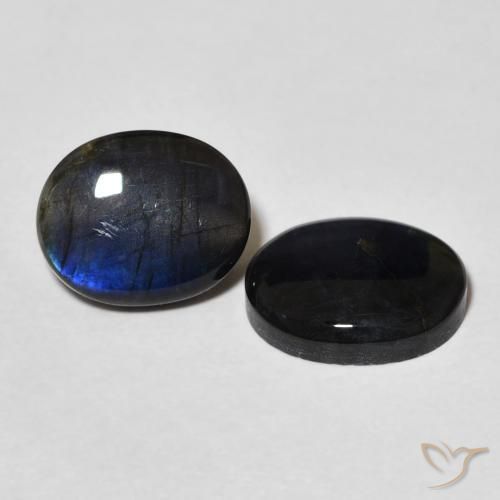3.88 ct natürliche Mehrfarbig Spektrolith-Edelsteine, Oval, Lichtundurchlässig