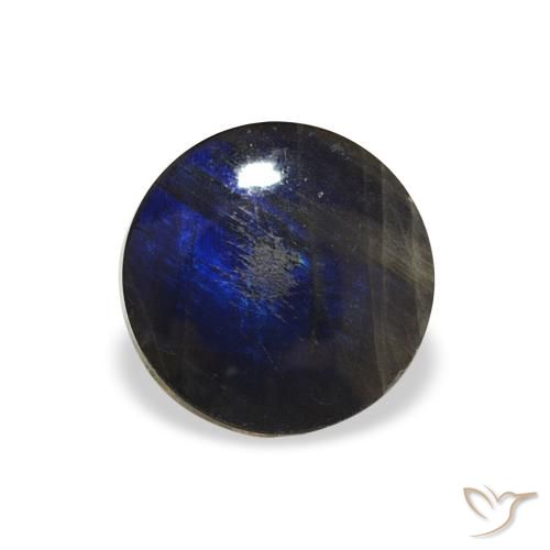 1.25ct Natürlicher Mehrfarbig Spektrolith, Runden, Lichtundurchlässig