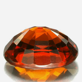 2,67 ctw natürlicher orangefarbener Spessartin, Oval Schliff, VVS-VS