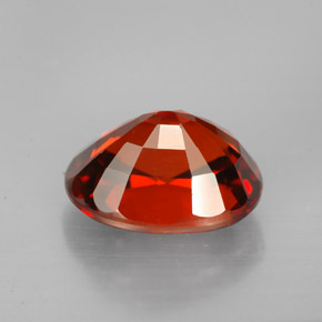 6,74 ctw natürlicher orangefarbener Spessartin, Oval Schliff, VVS-VS